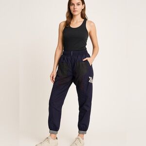 Sisterhand by San Jules Women's Patchwork Jogger Pants Small Festival Boho